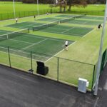 Tennis courts at Clongowes